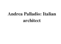 ( Update 2022) Andrea Palladio: Italian architect – IELTS Reading Practice Test