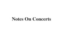 (Update 2023) Notes On Concerts | IELTS Listening Part 1 Free