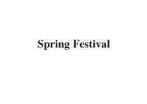 (Update 2022) Spring Festival | IELTS Listening Part 2 Free