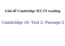 (Update 2023) Giải đề Cambridge IELTS 16 Reading Test 2 Passage 2 Free